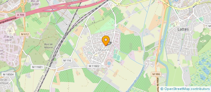 localisation de l'entreprise MADAME GLORIA MENDES à LATTES