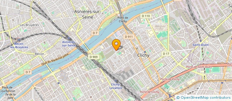 localisation de l'entreprise MADAME GLORIA MIFTAR à CLICHY