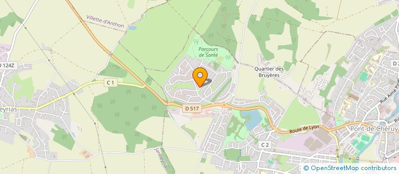 localisation de l'entreprise MADAME GLORIA MINISINI  CHARVIEU-CHAVAGNEUX