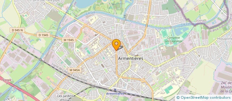 localisation de l'entreprise MADAME GLORIA NKAMWA  ARMENTIERES