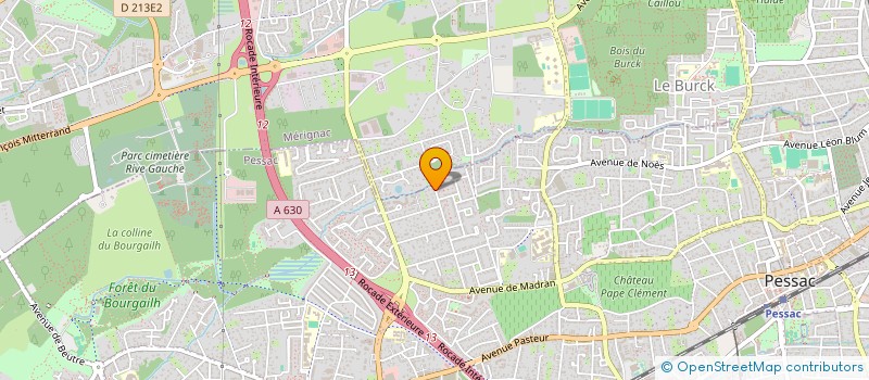 localisation de l'entreprise MADAME GLORIA PAMIREZ PEREZ  PESSAC