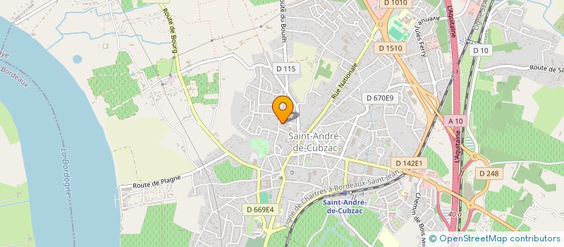 localisation de l'entreprise MADAME GLORIA QUINONES LOPEZ  SAINT-ANDRE-DE-CUBZAC