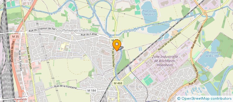 localisation de l'entreprise MADAME GLORIA RALAMBO  SOUFFELWEYERSHEIM