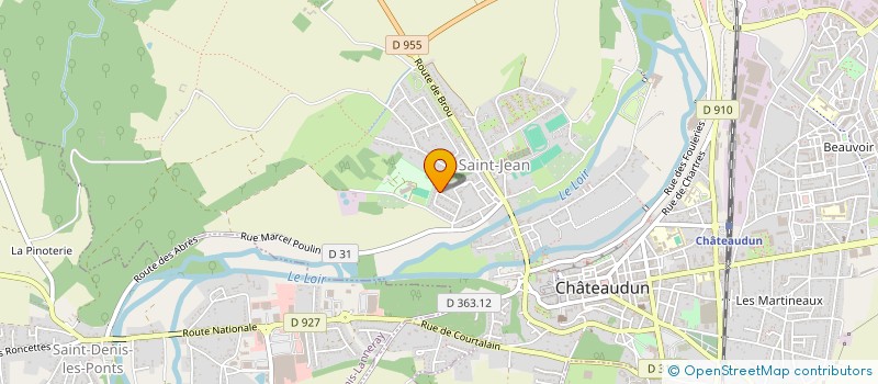 localisation de l'entreprise MADAME GLORIA RIBEIRO TEIXEIRA à CHATEAUDUN