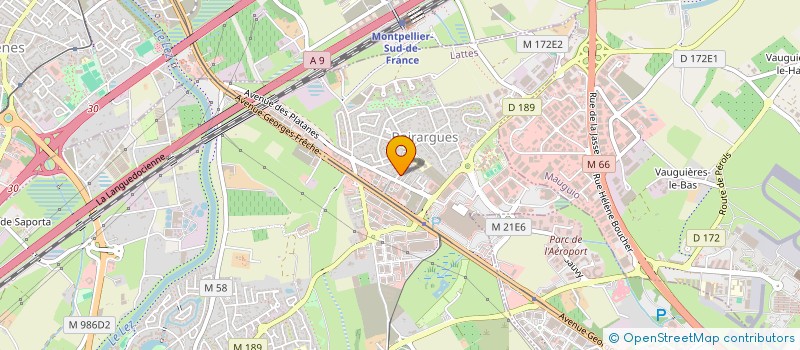 localisation de l'entreprise MADAME GLORIA RODENAS à LATTES