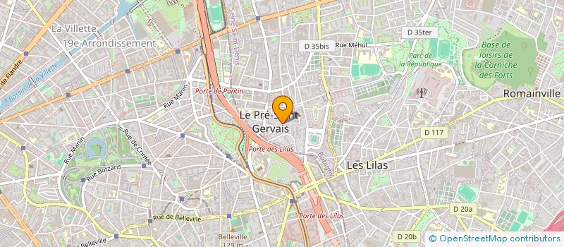 localisation de l'entreprise MADAME GLORIA SENSI à LE PRE-SAINT-GERVAIS