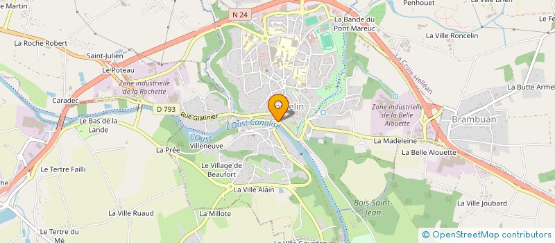 localisation de l'entreprise MADAME GLORIA STOKES à JOSSELIN