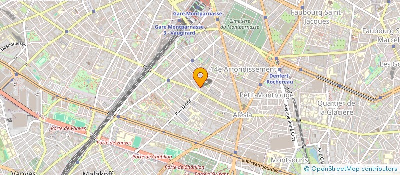 localisation de l'entreprise MADAME GLORIA VINCI  PARIS