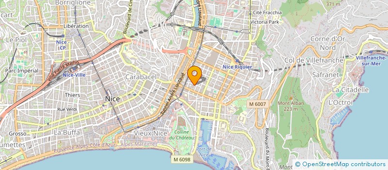 localisation de l'entreprise MADAME GLORIANA VIGNIERI à NICE