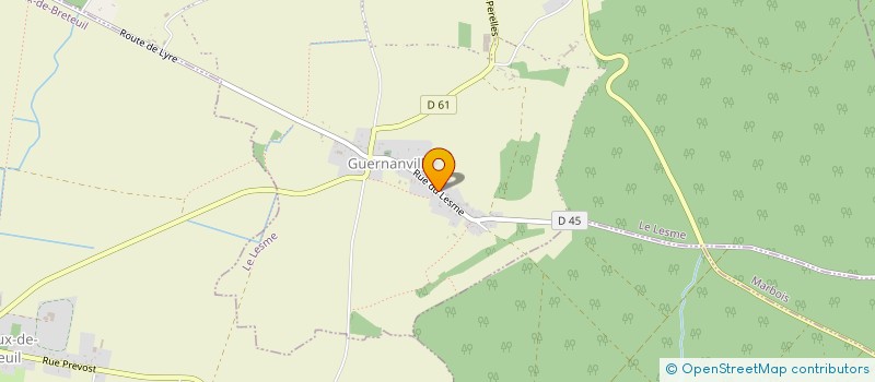 localisation de l'entreprise MADAME GLORIANE LE DEAN  VERNEUIL D'AVRE ET D'ITON