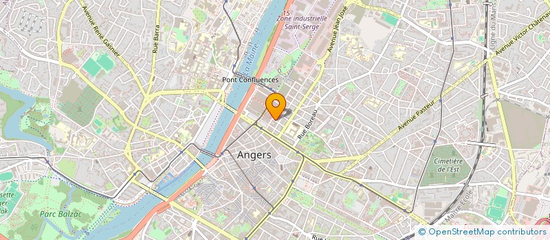 localisation de l'entreprise MADAME GLWADYS CURY à ANGERS
