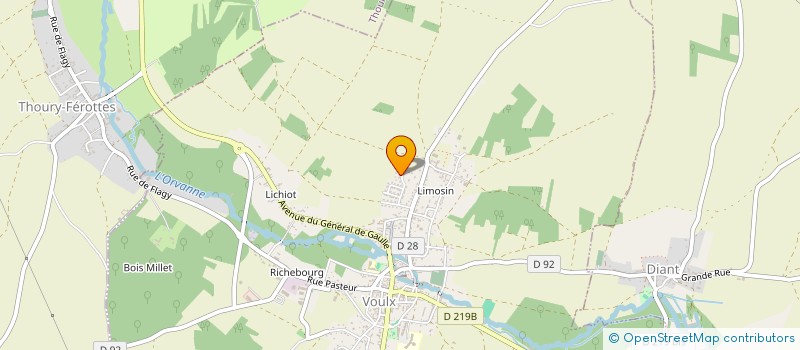 localisation de l'entreprise MADAME GLWADYS KANI KUZOMA  VOULX