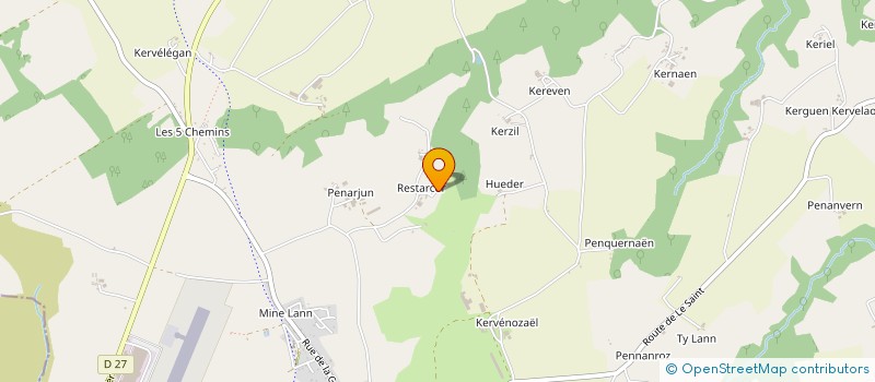 localisation de l'entreprise MADAME GLWADYS LOZACHMEUR  GUISCRIFF