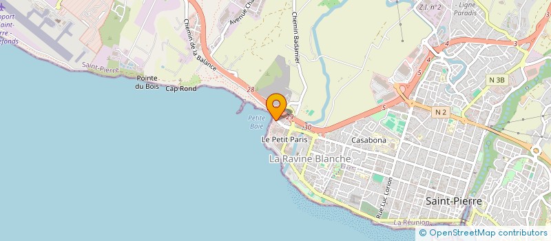 localisation de l'entreprise MADAME GLWADYS MAILLOT  SAINT-PIERRE