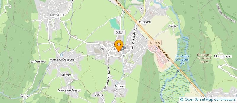 localisation de l'entreprise MADAME GLYNIS AZOUZ  DOUSSARD