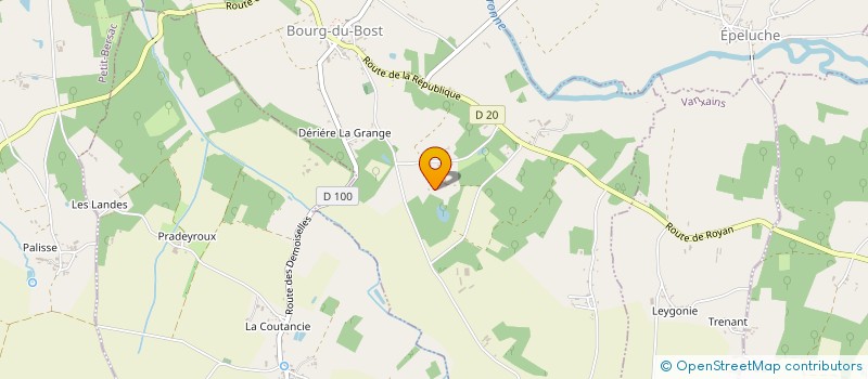 localisation de l'entreprise MADAME GLYNIS JACKSON  VILLETOUREIX