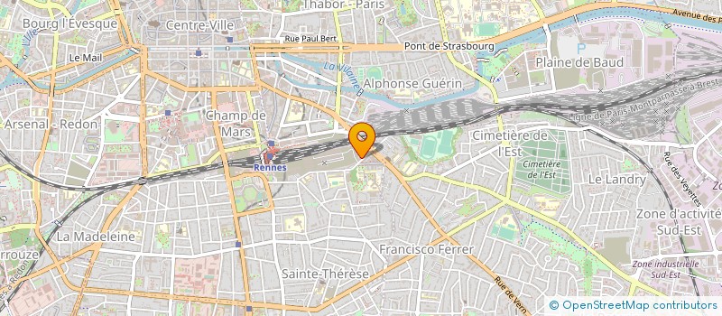 localisation de l'entreprise MADAME GLYNIS WOOLLGAR  RENNES