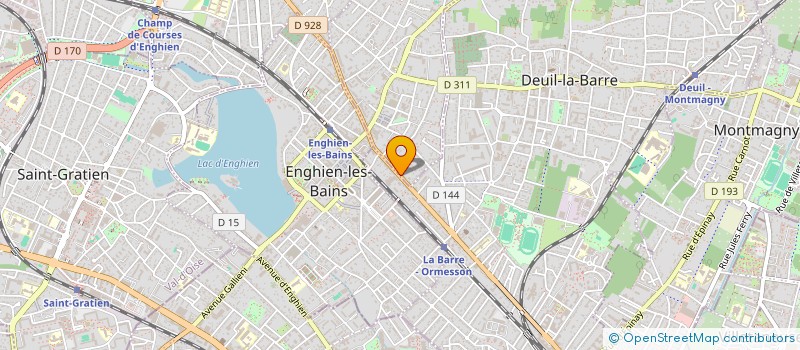 localisation de l'entreprise MADAME GNAGNA GAYE  MONTMORENCY