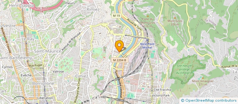 localisation de l'entreprise MADAME GNANTIN DRO  NICE