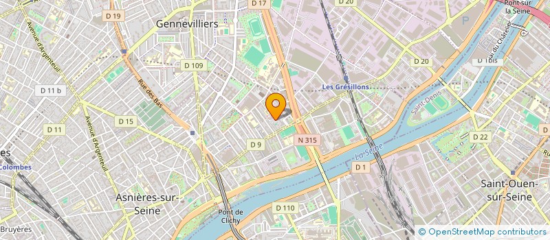 localisation de l'entreprise MADAME GNELE AICHA COULIBALY à GENNEVILLIERS