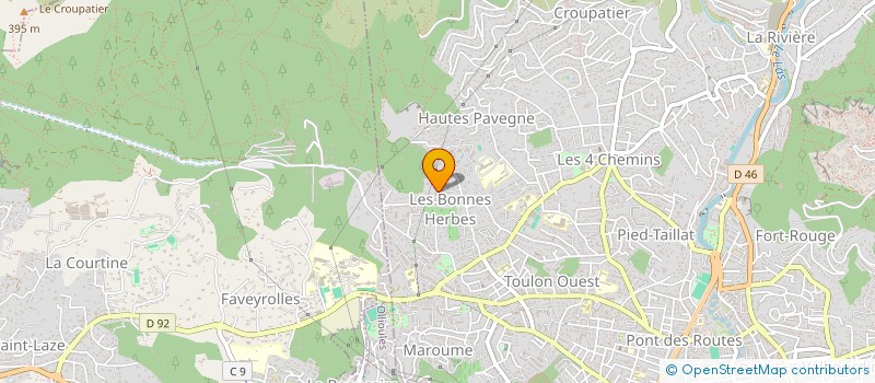 localisation de l'entreprise MADAME GNELENY TRAORE  TOULON