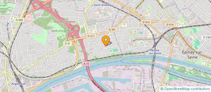 localisation de l'entreprise MADAME GNILANE MBAYE  ARGENTEUIL