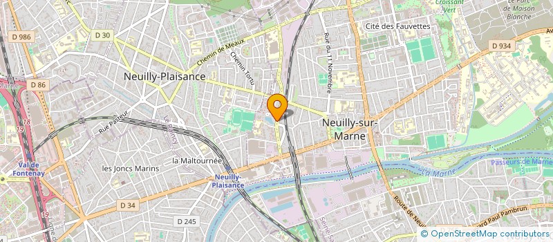 localisation de l'entreprise MADAME GNILANE NDIAYE à NEUILLY-SUR-MARNE