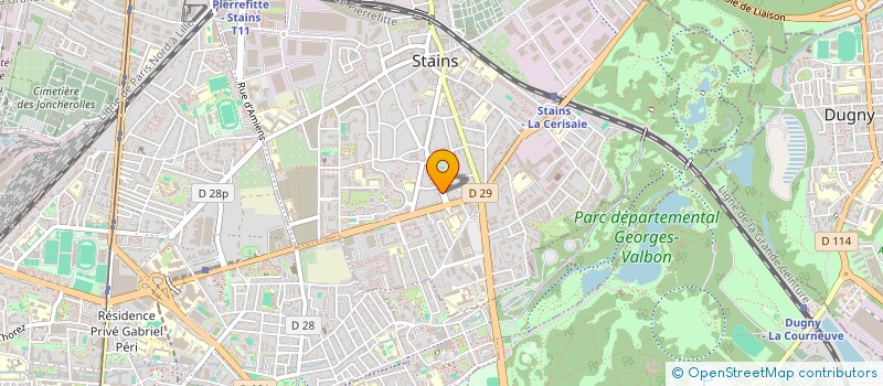localisation de l'entreprise MADAME GNIMA DIAKHITE à STAINS