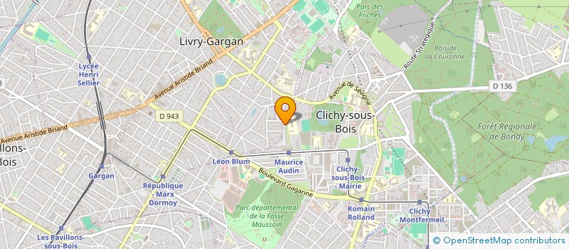 localisation de l'entreprise MADAME GNIMA MARNA à CLICHY-SOUS-BOIS