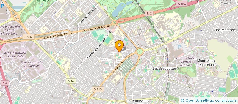 localisation de l'entreprise MADAME GNOKO KESSIE à AULNAY-SOUS-BOIS