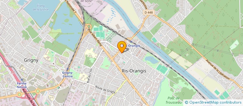 localisation de l'entreprise MADAME GNONPONHON GBOLOU  RIS-ORANGIS