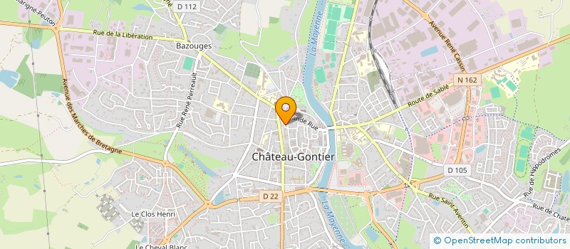 localisation de l'entreprise MADAME GODELEINE DU REAU DE LA GAIGNONNIERE  SAINT-DENIS-D'ANJOU