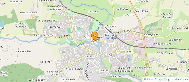 localisation de l'entreprise MADAME GODELIEVE STRAGIER à MONTFORT-SUR-MEU