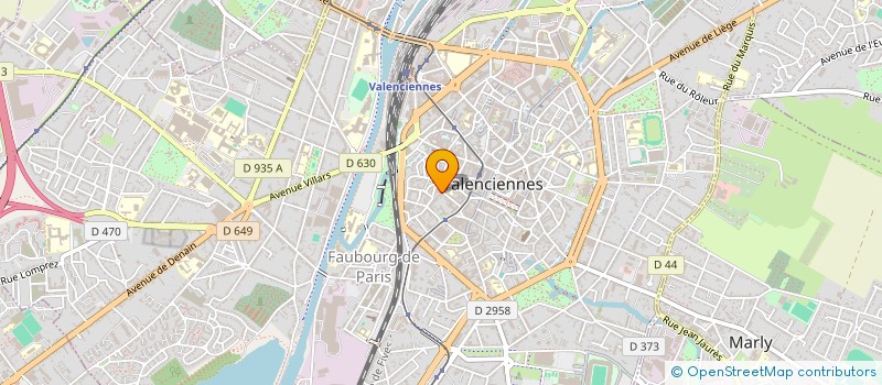 localisation de l'entreprise MADAME GODELIVE TIABOU TIOMELA à VALENCIENNES