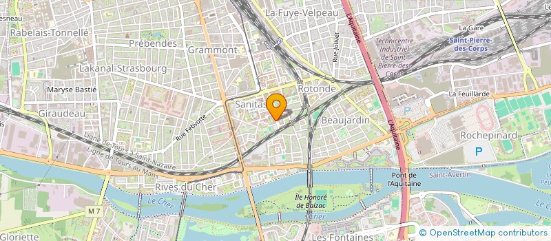 localisation de l'entreprise MADAME GODWIN RRACHEL  TOURS