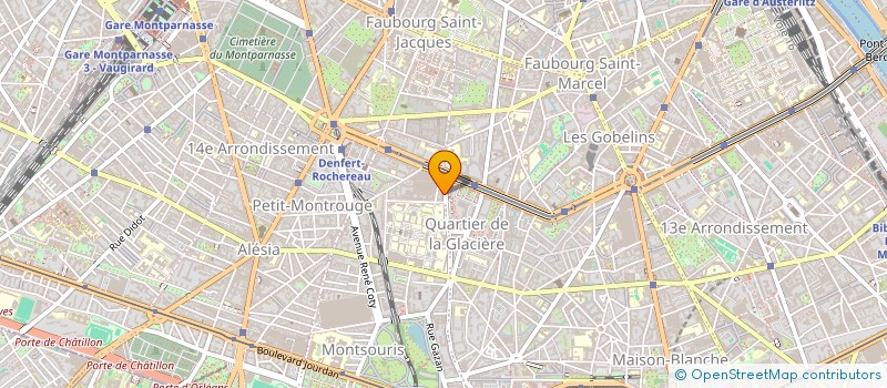 localisation de l'entreprise MADAME GOEURY BRUNET à PARIS