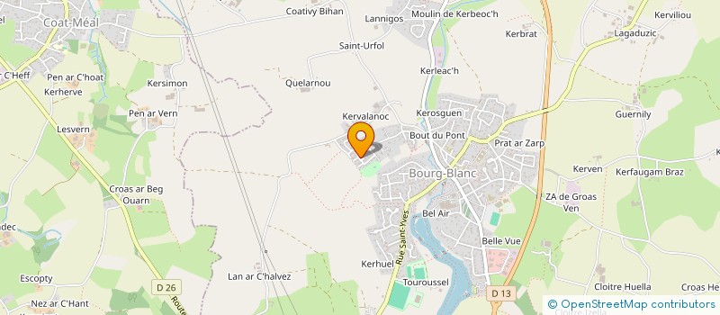 localisation de l'entreprise MADAME GOHAR GABRIELYAN  BOURG-BLANC