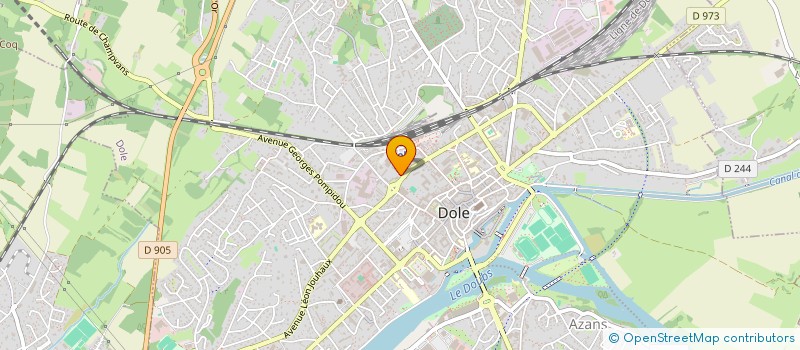 localisation de l'entreprise MADAME GOHAR STEPANYAN à DOLE