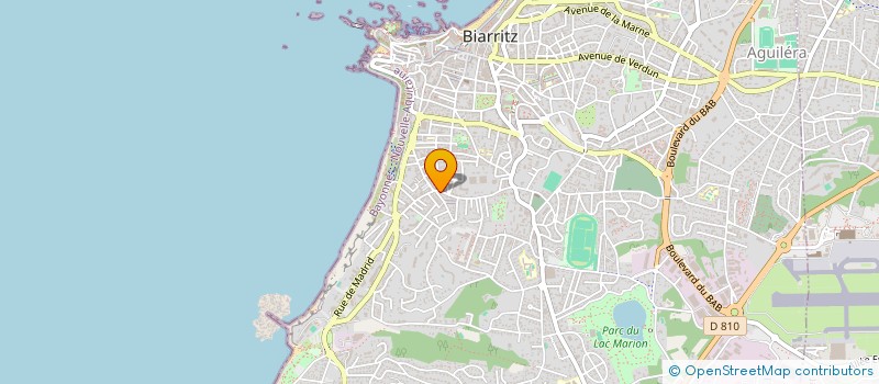 localisation de l'entreprise MADAME GOIZEDER GIL CERVERA  BIARRITZ