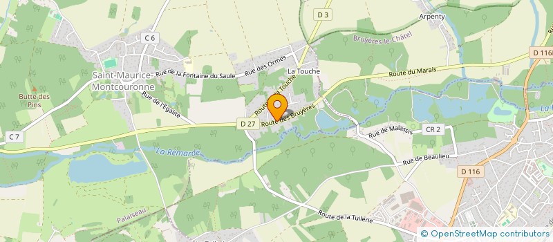 localisation de l'entreprise MADAME GOKULA VANI VANI  SAINT-MAURICE-MONTCOURONNE