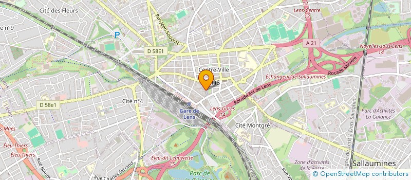 localisation de l'entreprise MADAME GONUL BOZPAPAGAN  LENS