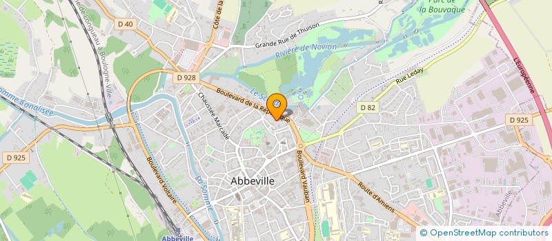 localisation de l'entreprise MADAME GONUL KUTUGU  ABBEVILLE