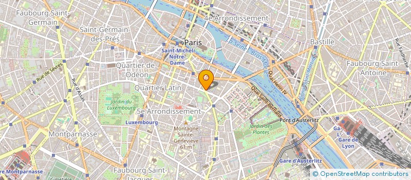 localisation de l'entreprise MADAME GORANA MANENTI  PARIS