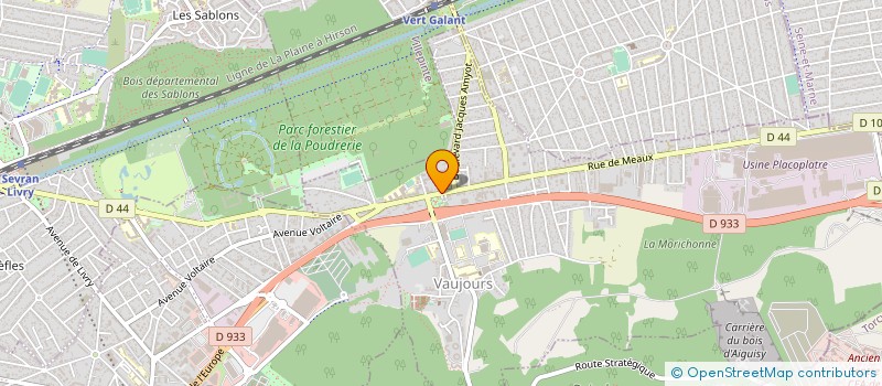 localisation de l'entreprise MADAME GORDANA ANDJELKOVIC  VAUJOURS