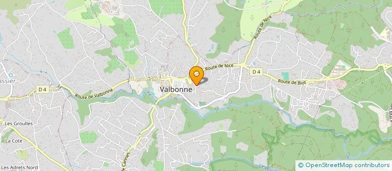 localisation de l'entreprise MADAME GORDANA LE HIR  VALBONNE