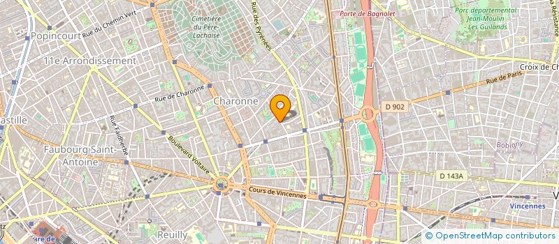 localisation de l'entreprise MADAME GORDANA NANIC  PARIS