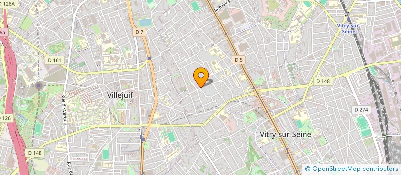 localisation de l'entreprise MADAME GORDANA RADONJIC à VITRY-SUR-SEINE