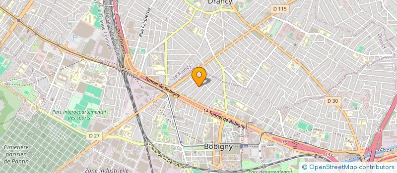 localisation de l'entreprise MADAME GORDANA RADOSAVLJEVIC  BOBIGNY