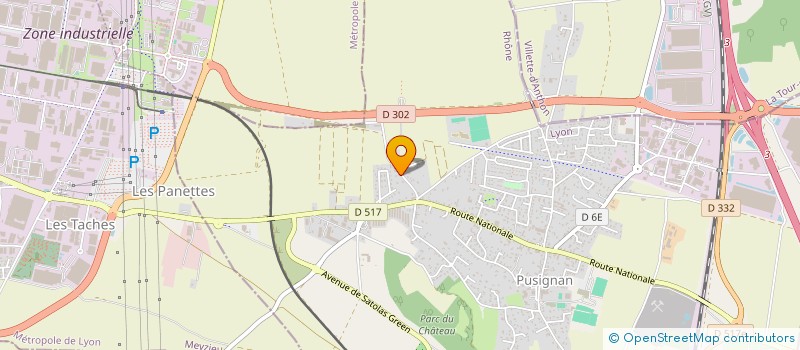 localisation de l'entreprise MADAME GORETTE FARIA  PUSIGNAN