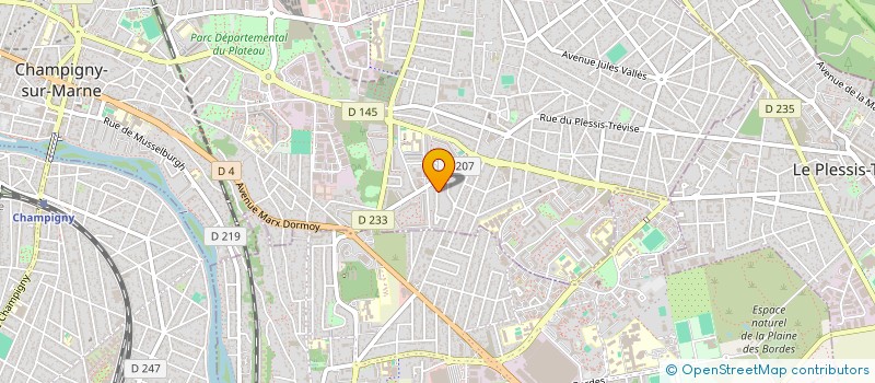 localisation de l'entreprise MADAME GORICA DZODIC à CHAMPIGNY-SUR-MARNE